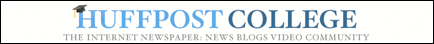 Huffpost College internet newspaper header